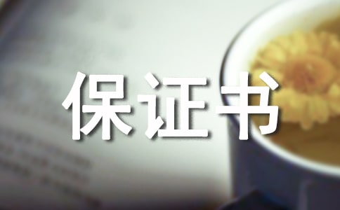 承兑汇票承兑保证书