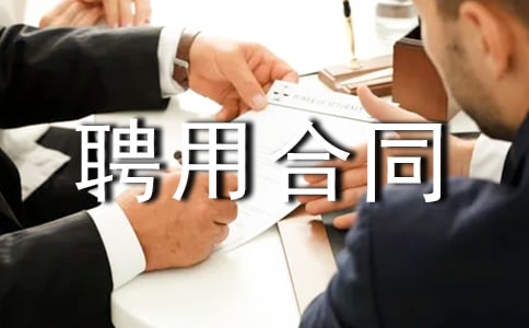 人员聘用合同书模板