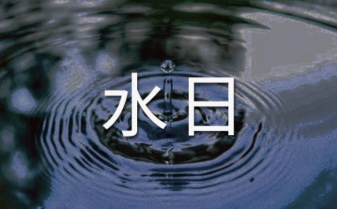 世界水日宣传活动总结