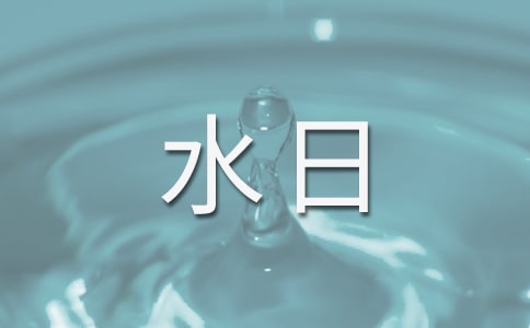 世界水日主题活动总结